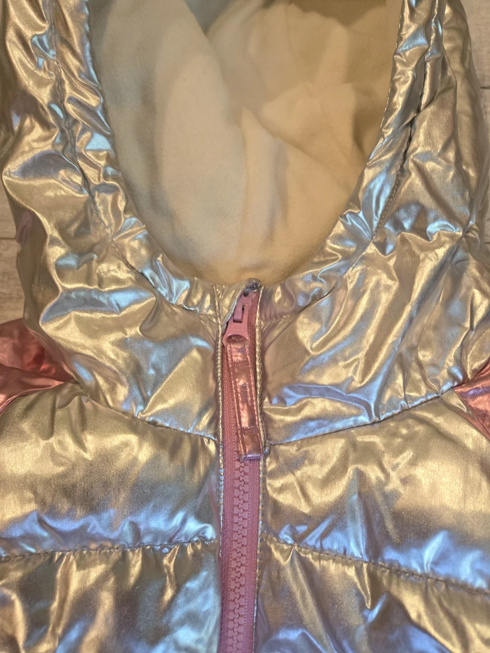 Old Navy shiny metallic